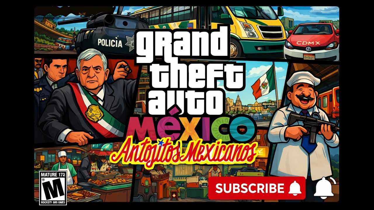 GTA M&eacute;xico Antojitos Mexicanos V5.0 (PS2 Mod)