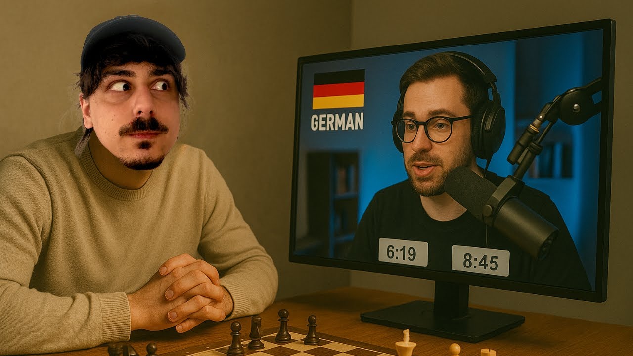 GIOCO A SCACCHI CONTRO UNO STREAMER TEDESCO