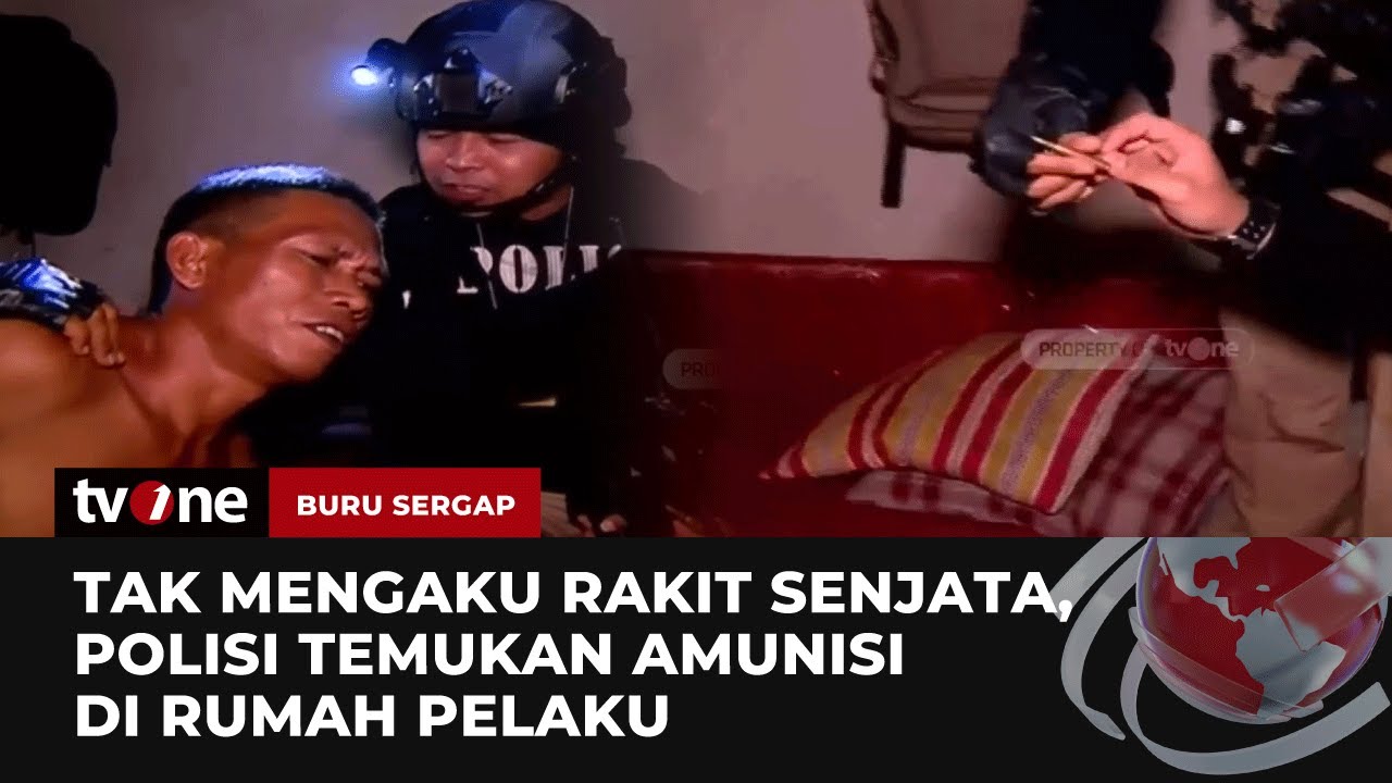 Rumah Perakit Senpi Ilegal Digerebek, Polisi Temukan Peluru | Buru Sergap tvOne