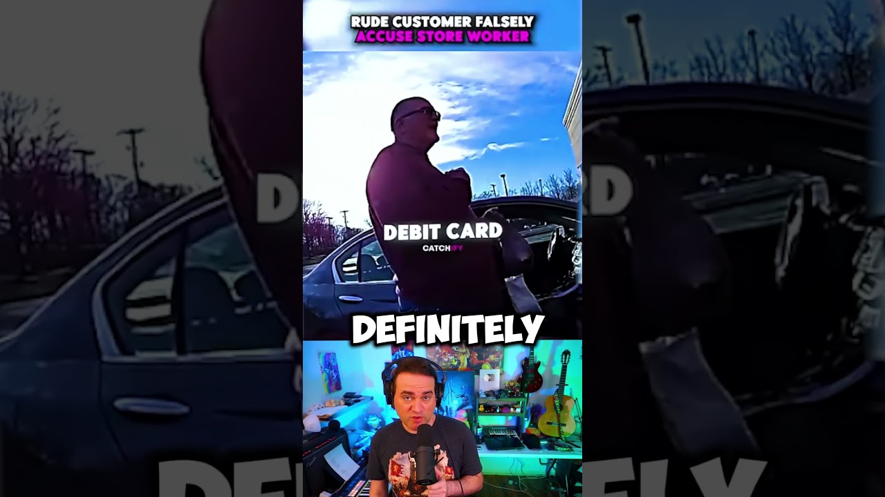Angry Customer Falsely Accuse Store Worker in PUBLIC! #cops #cringe #lawenforcement