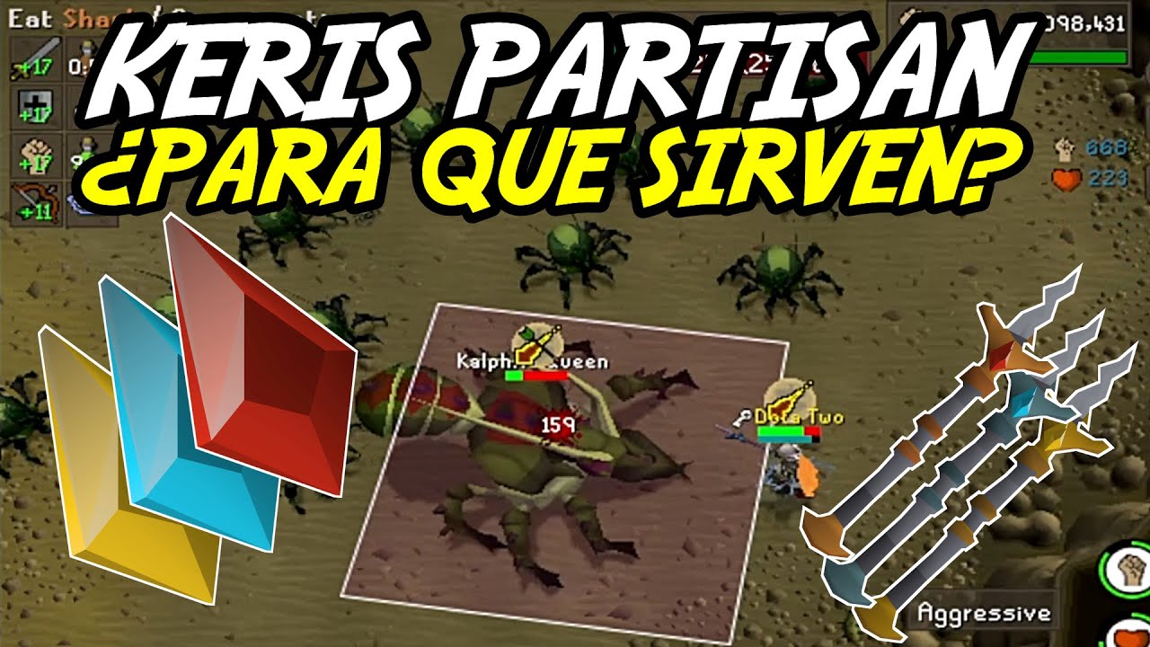 Que HACEN Las 3 KERIS PARTISAN De TOA & KERIS PARTISAN OF BREACHING Vs Kalphite Queen [OSRS]