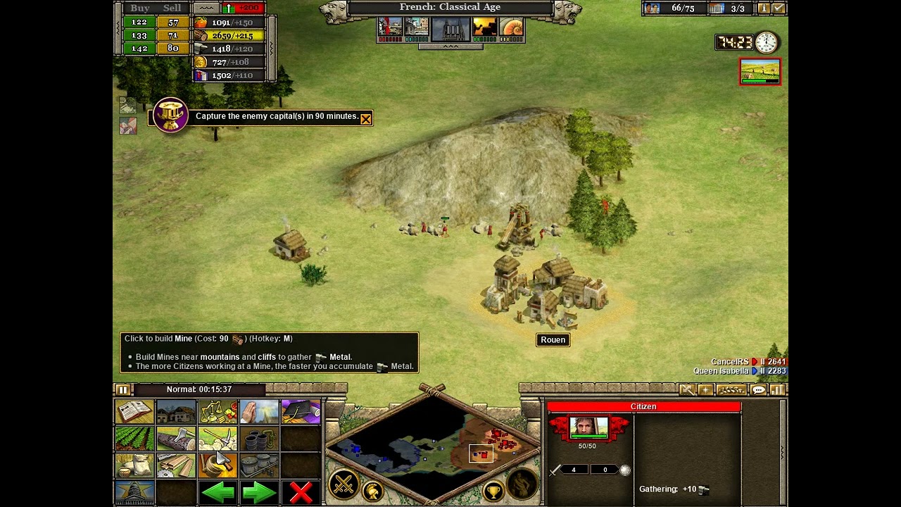 Прохождение Rise of Nations. Завоевание мира (Франция). Часть 3-2 - Испания (Кельтиберы)