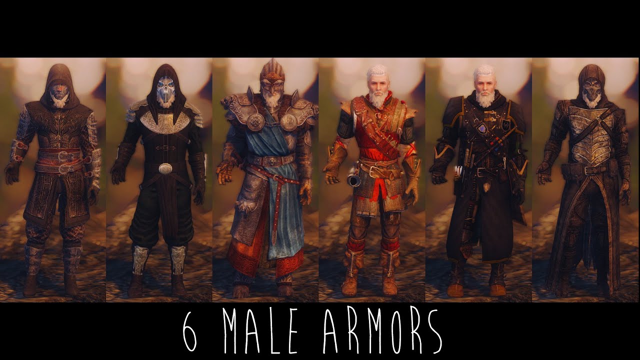 Skyrim Mods | 6 Male Armours