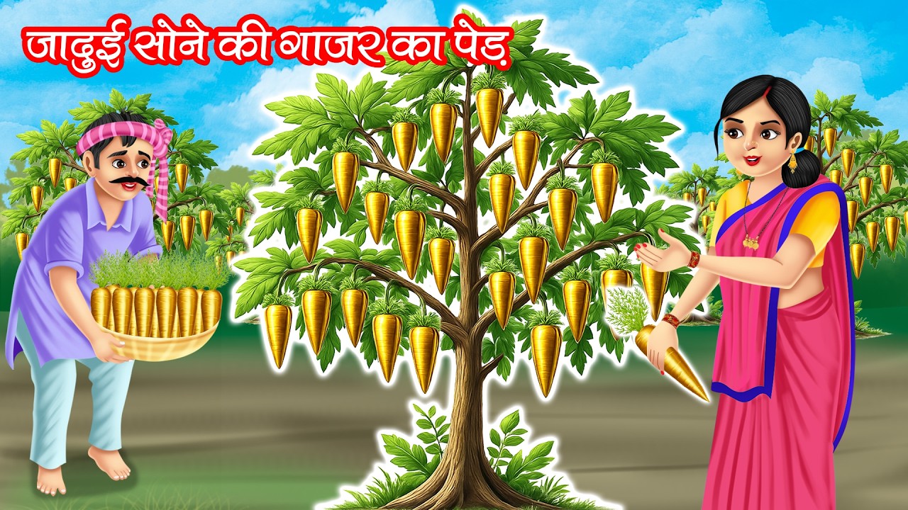 जादुई सोने की गाजर का पेड़ | JADUI GAJAR KA PED | HINDI KAHANIYA | MORAL STORIES | JADUI KAHANIYA