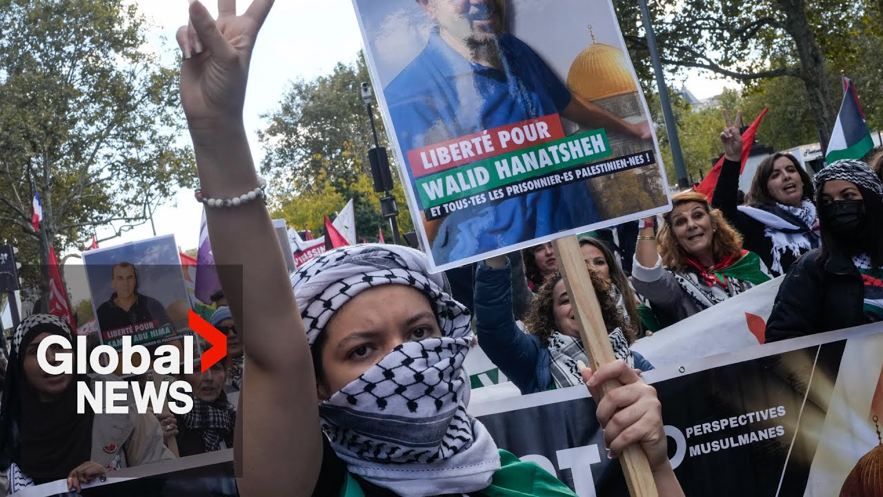 “Listen to your people”: Marches held around the world ahead of 1-year anniversary of Gaza conflict
