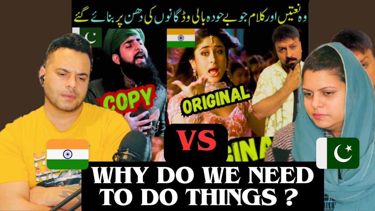 20 Famous Naats Copied From BollywoodSongs- @sabihsumair | INDIAN 🇮🇳& PAKISTANI 🇵🇰 REACTION
