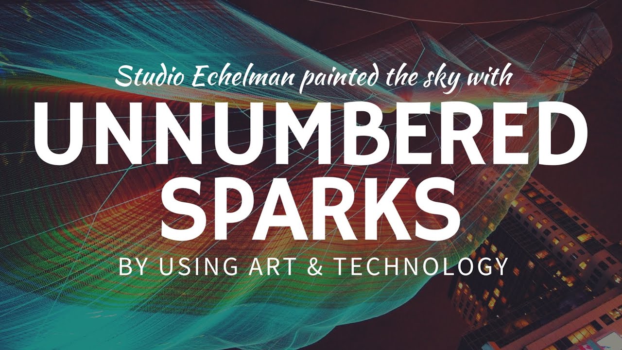 Hi-tech art installation with visual ILLUSIONS - the Unnumbered Sparks