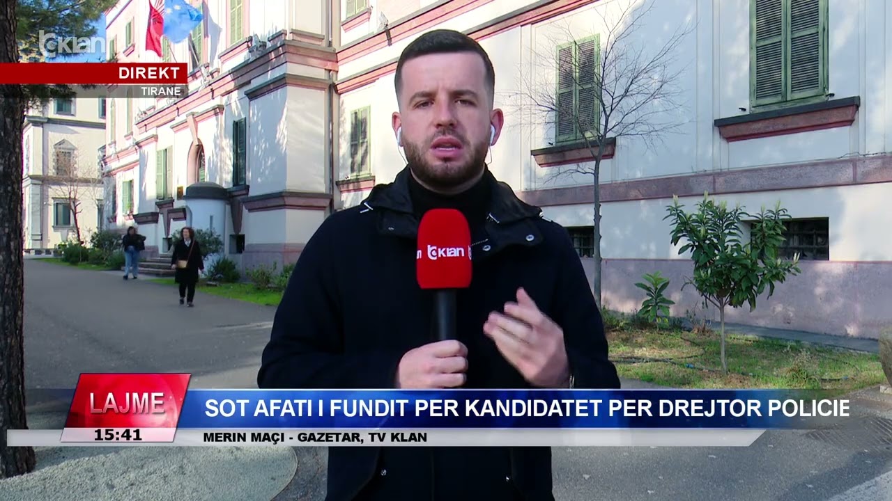 Tv Klan - Sot afati i fundit për kandidatët për drejtor policie