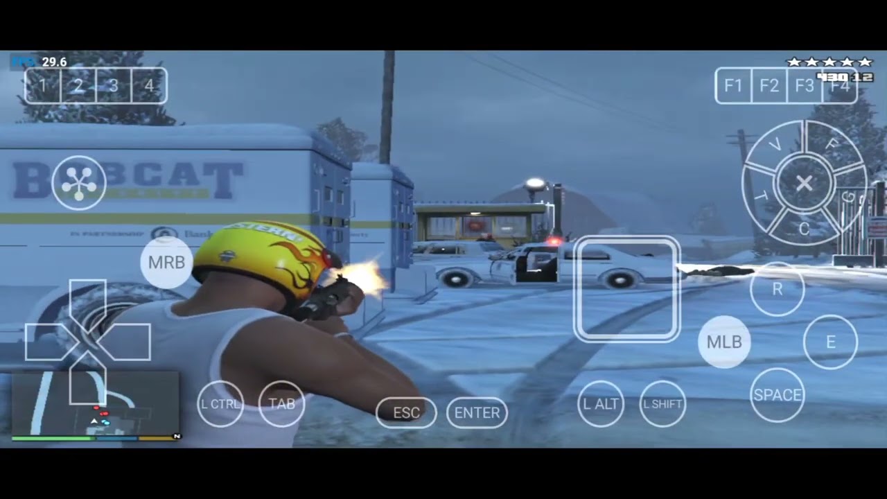Franklin Trying To michael mission GTA 5 | (Test60Fps|winlator)#GTAVMOD