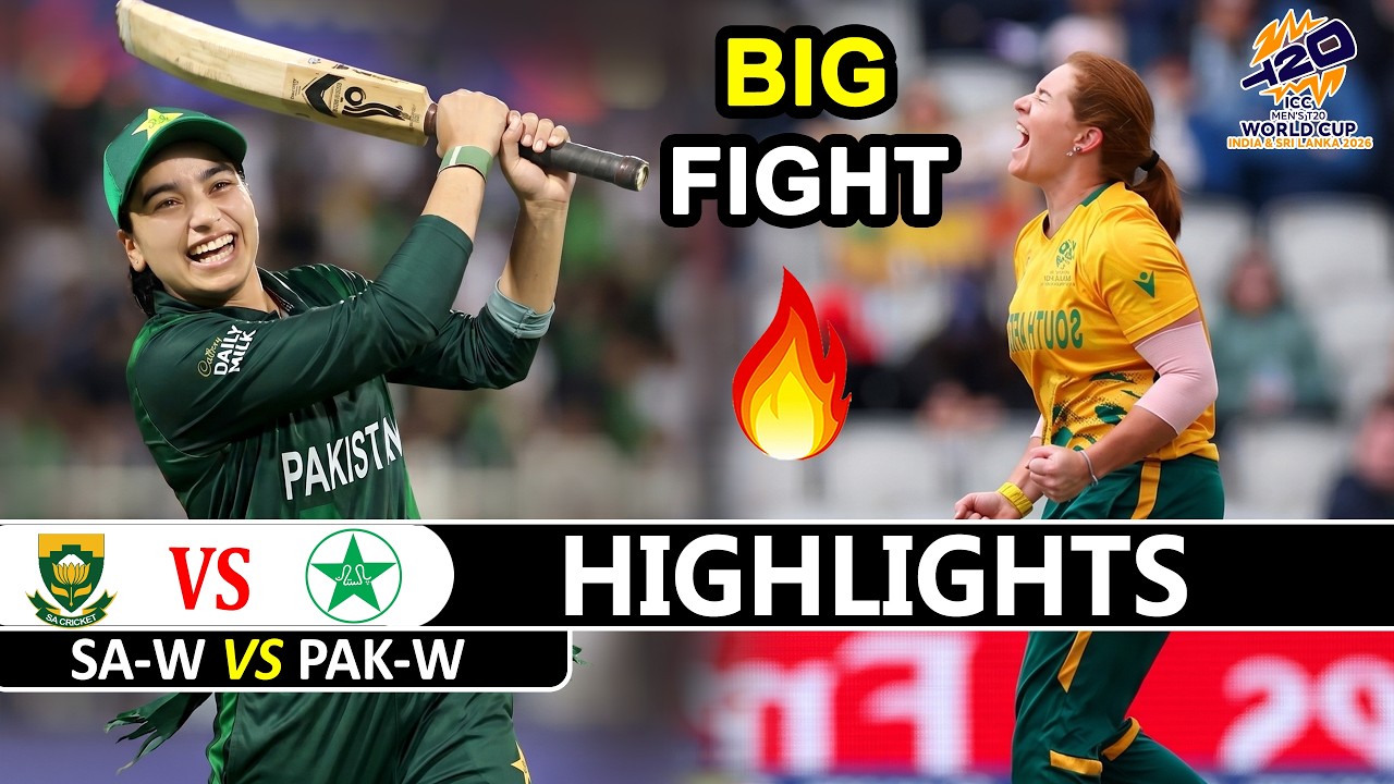 Pakistan W vs South Africa W Highlights Icc T20 World Cup In England 2026 | Pak Vs Sa Highlights