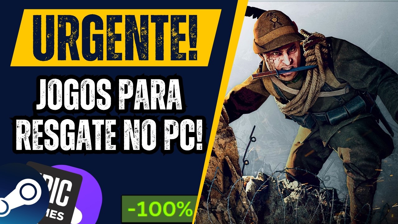 OPA! Jogos para resgate DE GRAÇA na Epic e Luna, jogos em PROMOÇÃO na STEAM e pacote de jogos Humble