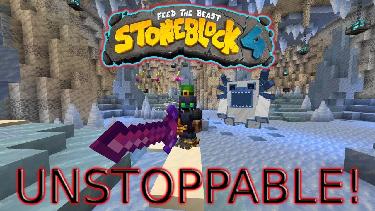 DESTROYING Bosses! l Minecraft: Stoneblock 4 #13