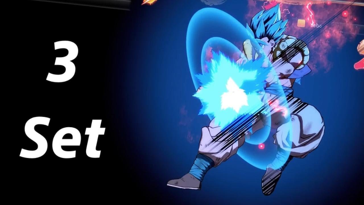 DBFZ 3 Set 🐣 DBS Broly SSB Gogeta Vegeta vs 😈 SS4 Gogeta SS3 Gotenks Frieza