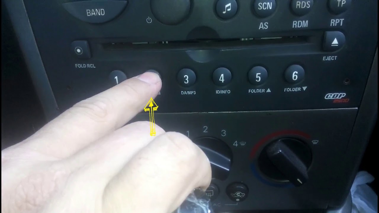 Rádio Original do Vectra em Modo Safe Pedindo Code e não Liga