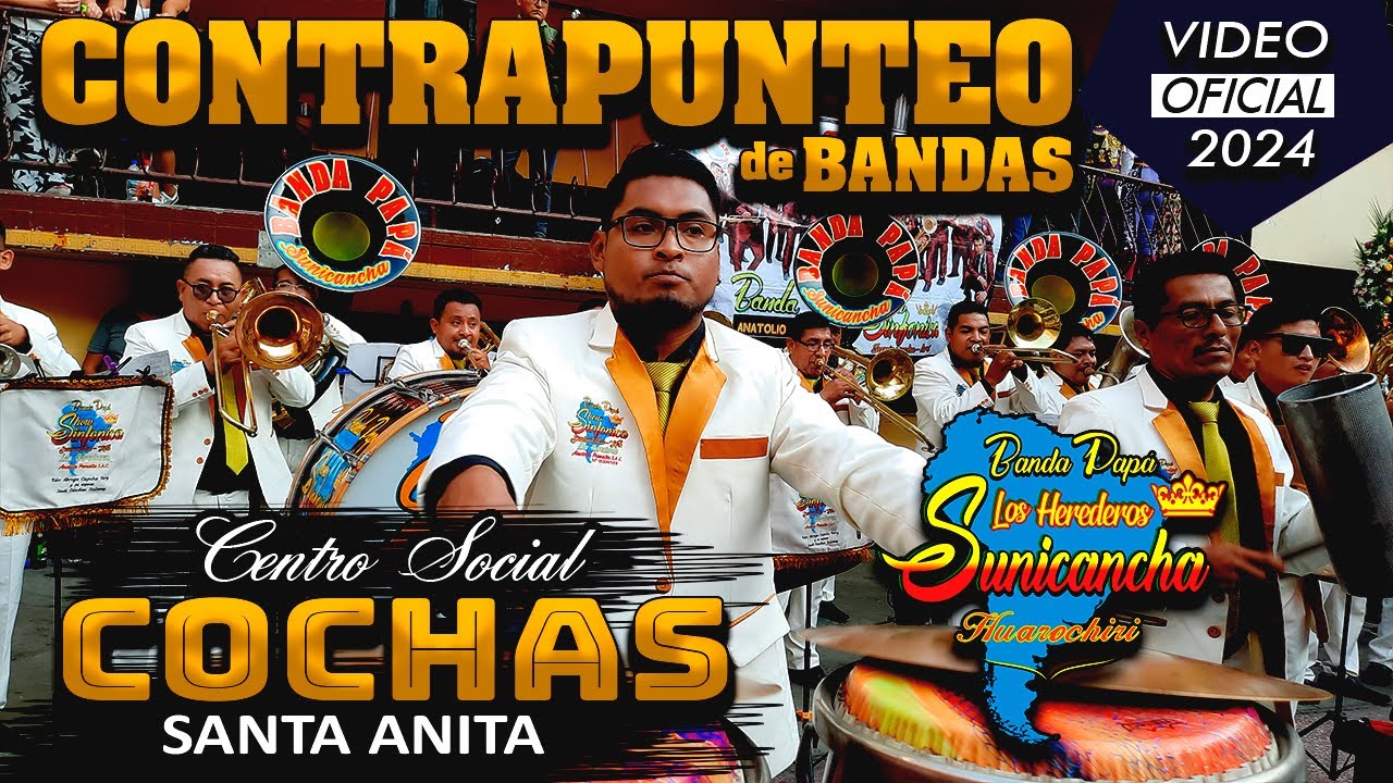 Banda Papá Los Herederos de Sunicancha Huarochiri 2024 - Gran Contrapunteos de Bandas - Santa Anita
