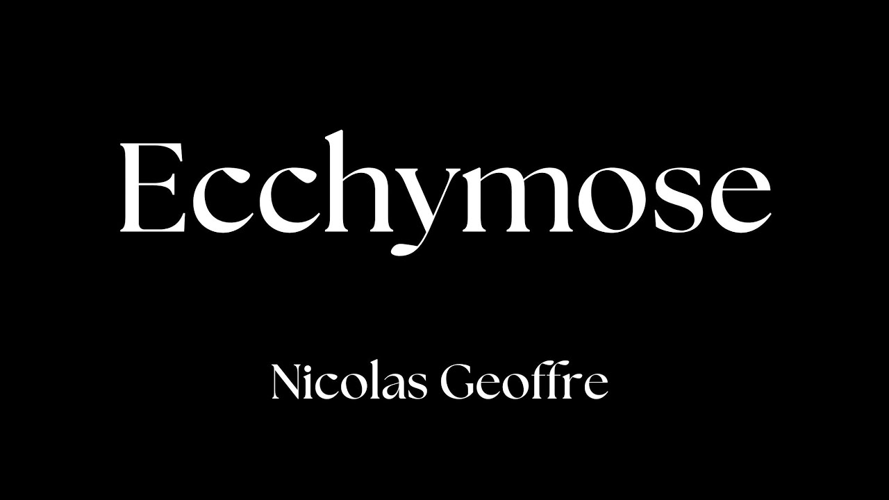 ECCHYMOSE