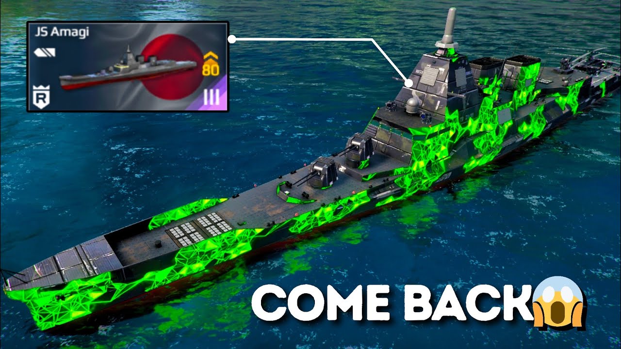 JS Amagi Comeback?! 😱 Once Hated, Now Dominating Online Matches 🔥 | Modern Warships