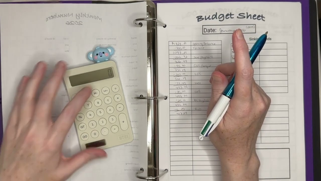 Budget With Me / Can You Spot My Mistake? / Jan 9 2026