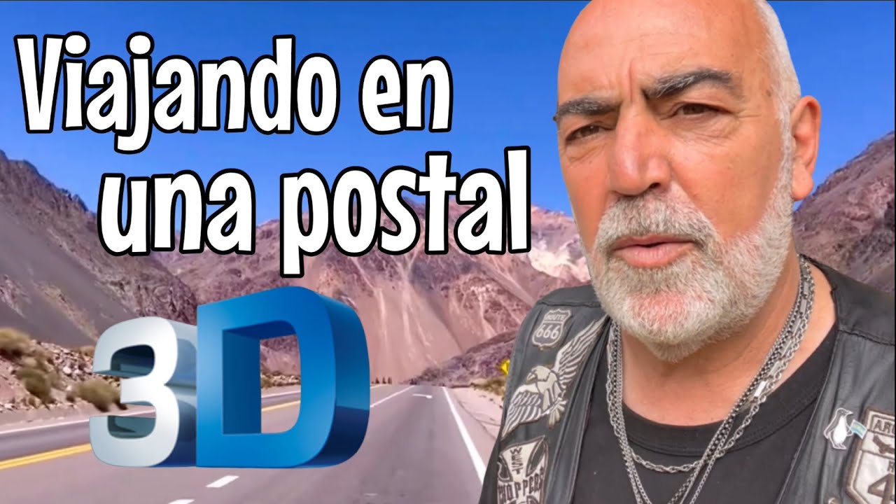 Una ruta de película | viajar en 3D | Mendoza | en moto por Argentina