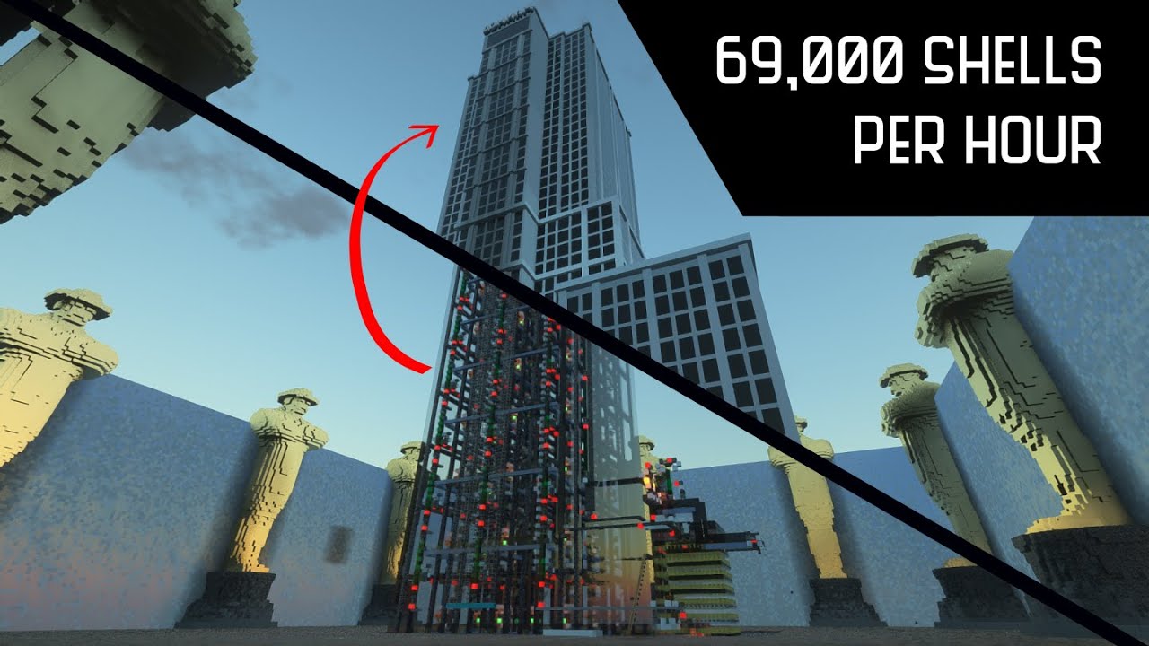 The INSANE Engineering of Minecrafts Largest Shulkerfarm