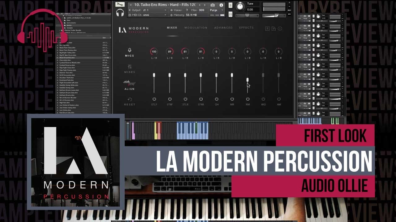 First Look: LA modern Percussion by Audio Ollie (w/ Performance Samples  & Alan Meyerson)