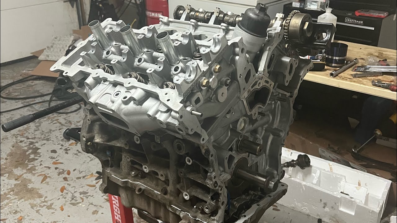 2017 Time Lapse Jeep Wrangler JKU  3.6 Pentastar Engine Overhaul Full Rebuild