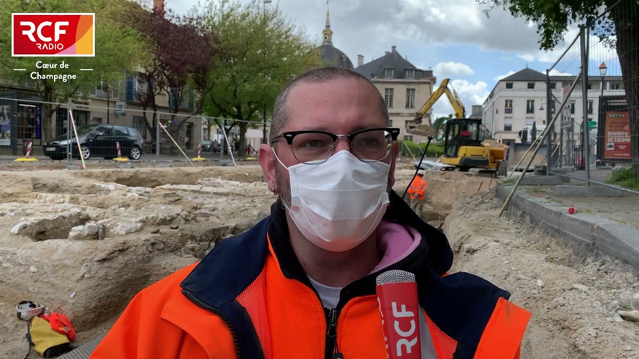 [CHALONS] Fouille archéologique, rue de Vaux