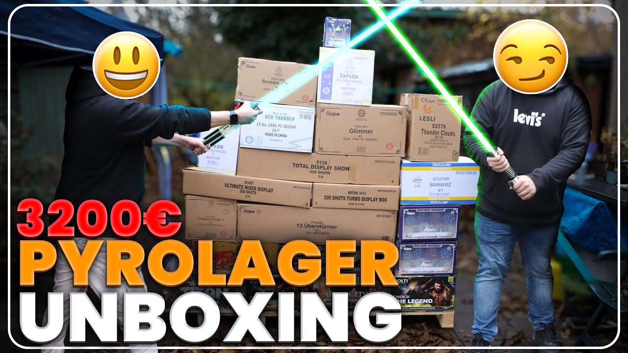 😱 RIESIGE 3200€ FEUERWERKS BESTELLUNG!🔥| PYROLAGER UNBOXING 2025🔥