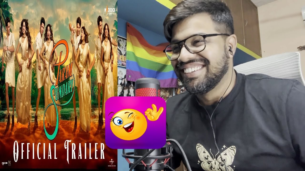 Param Sundari - Official Trailer Reaction & Thoughts | Sidharth M | Janhvi K | Dinesh V | Tushar J