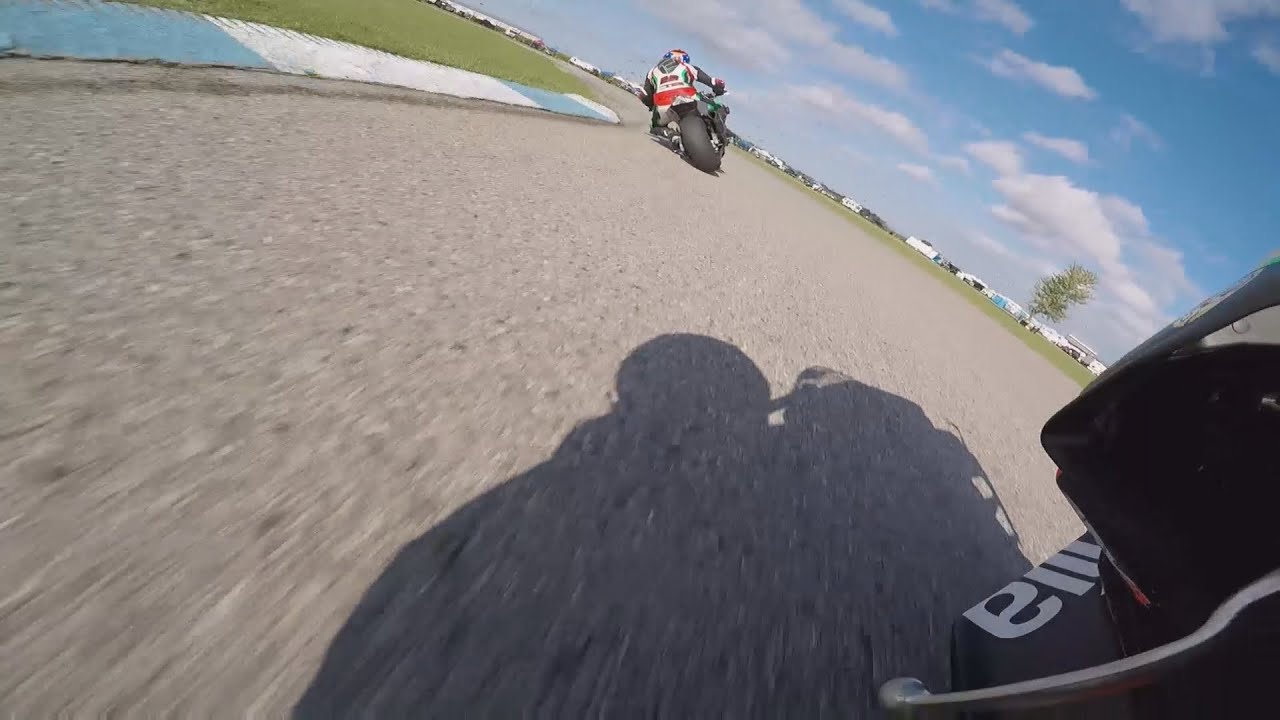 Grand Bend track day 2024 (intermediate) Technical layout Chasing Tuono V4 on RSV4