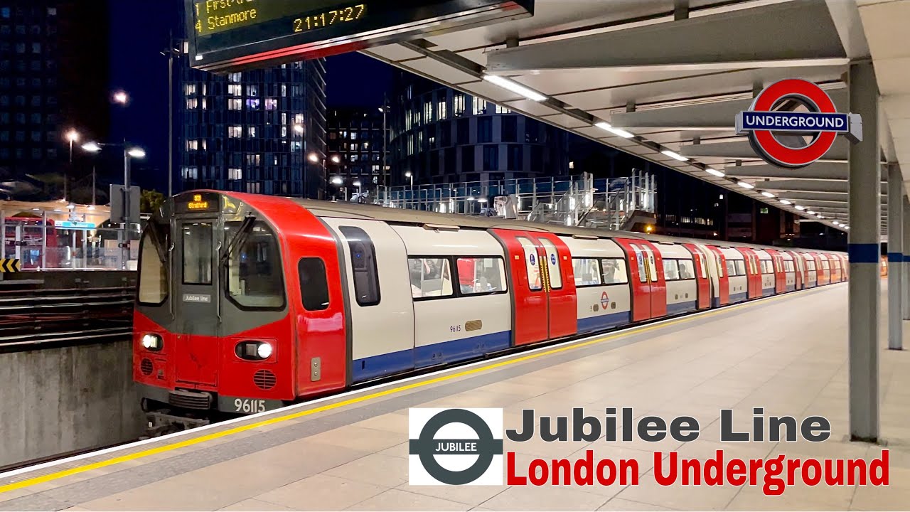 London Underground  Jubilee Line - Stratford to Stanmore | London 2021