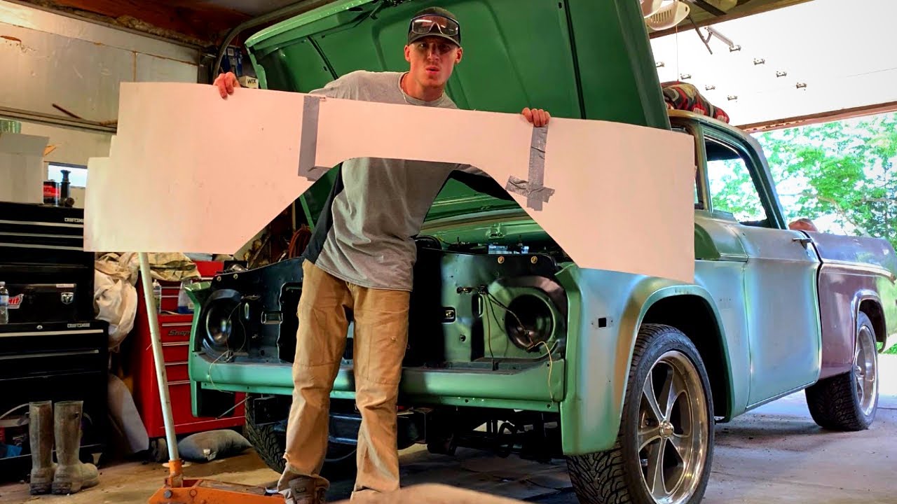 Replacing RUSTY Bed Panels on a 1970 Dodge D-100 - FIRST Test Drive!