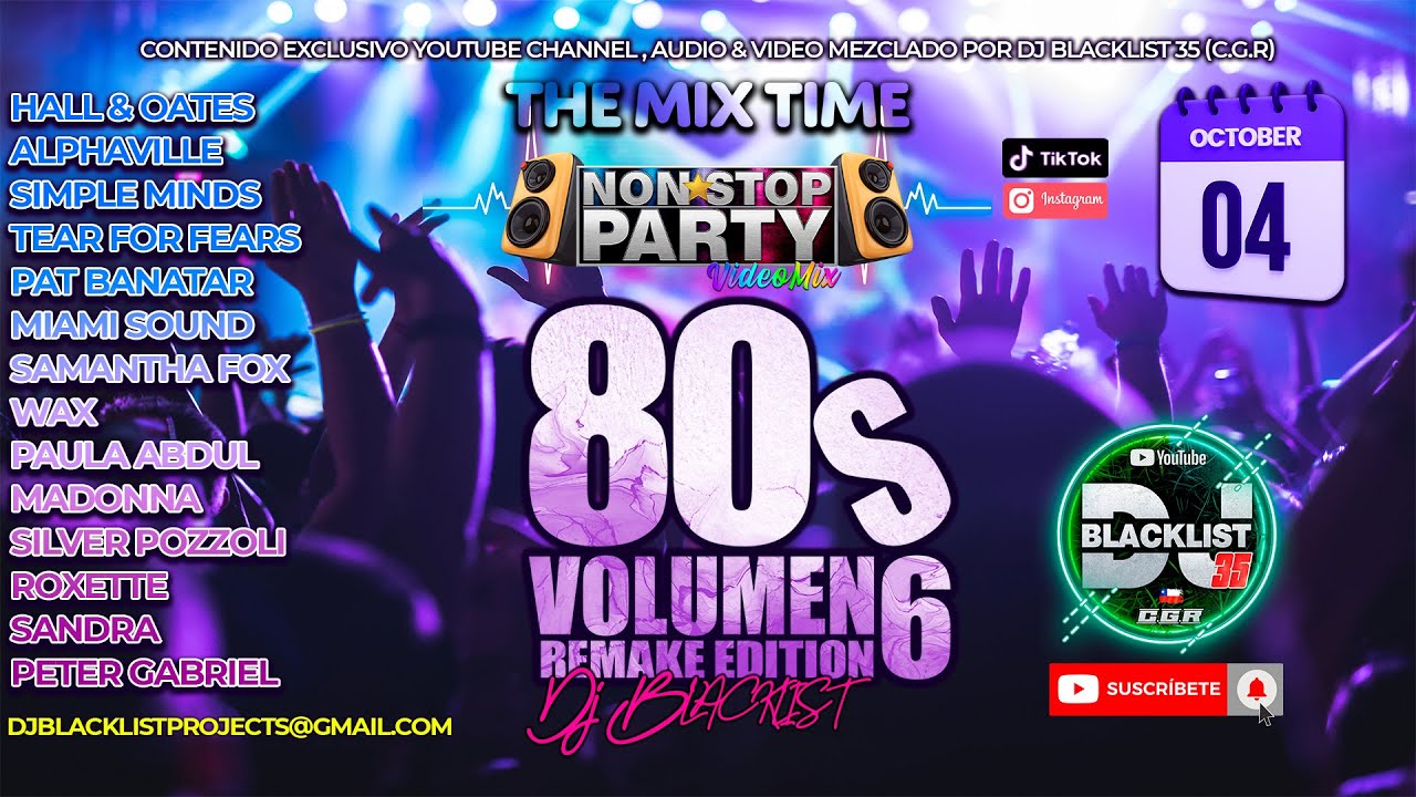 Videomix/Megamix 80s Vol.6 Remake Edition (2024) - Non*Stop Party By Dj Blacklist