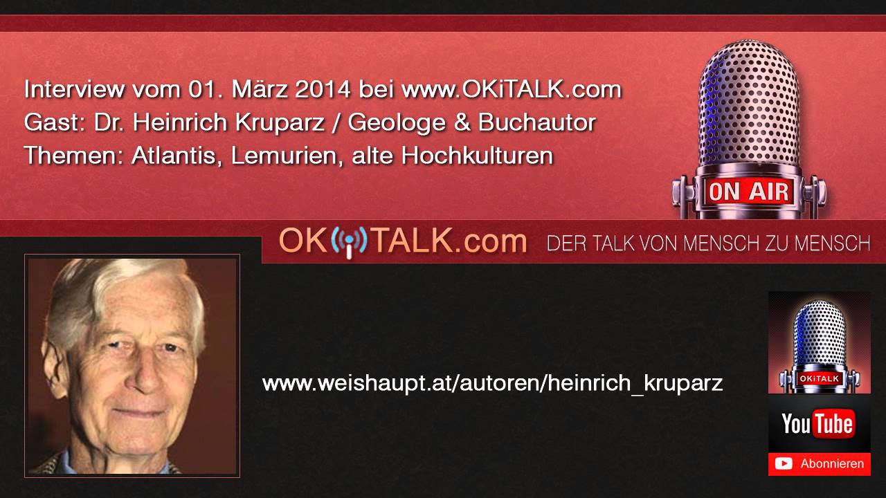 Atlantis & Lemurien, Heinrich Kruparz, Interview OKiTALK.com
