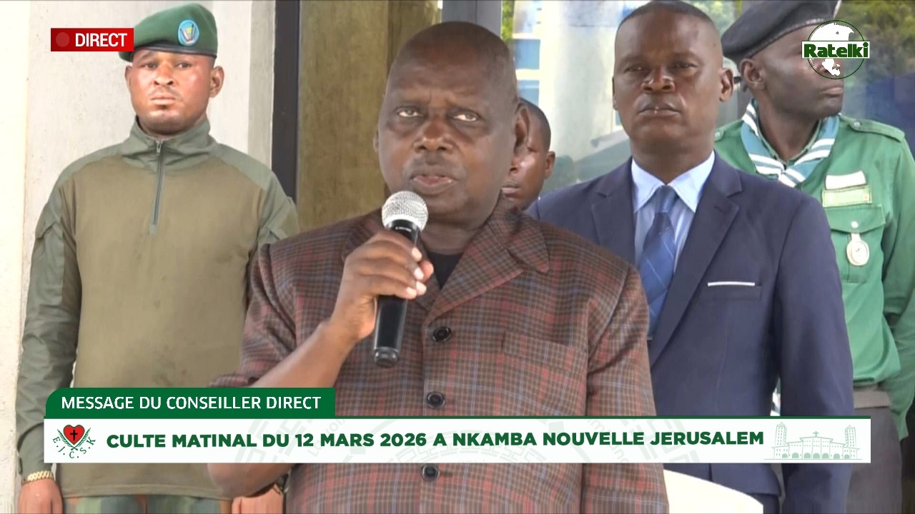 MESSAGE MATINAL DU CONSEILLER DIRECT PAPA ANDRE MBENZA KIANGANI, 12 MARS 2026 A NKAMBA