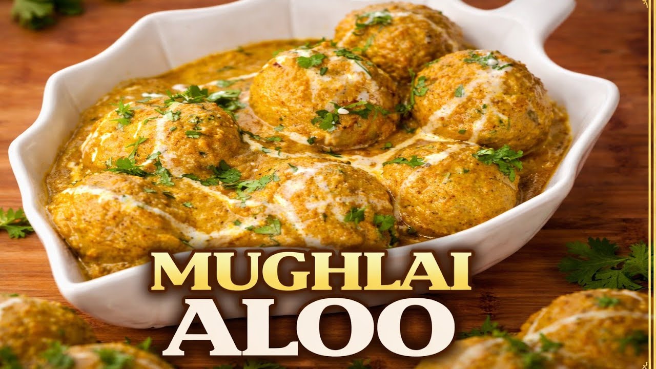 Restaurant Style Mughlai Aaloo | आसान Mughlai Aaloo Recipe at Home