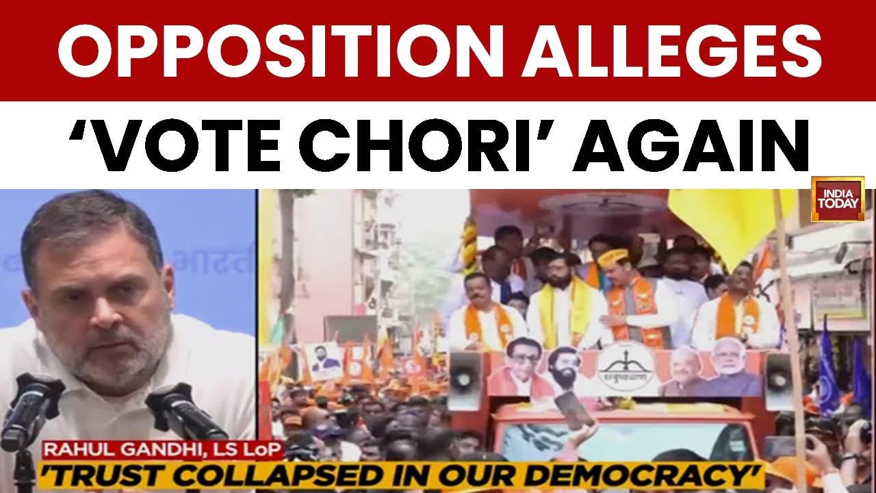 BMC Election Results: Opposition Alleges 'Vote Chori' As BJP Slams Rahul Gandhi's 'Bahana Brigade'