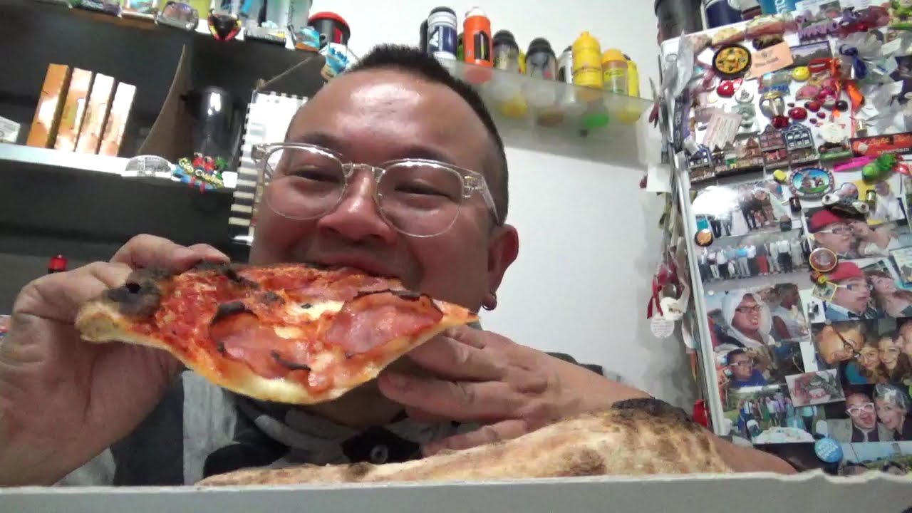 ASMR ITA MUKBANG BURPS RUTTI PIZZA NAPOLETANA EATING SOUNDS TOGOODTOGO ANEMA & CORE CASTELFIDARDO