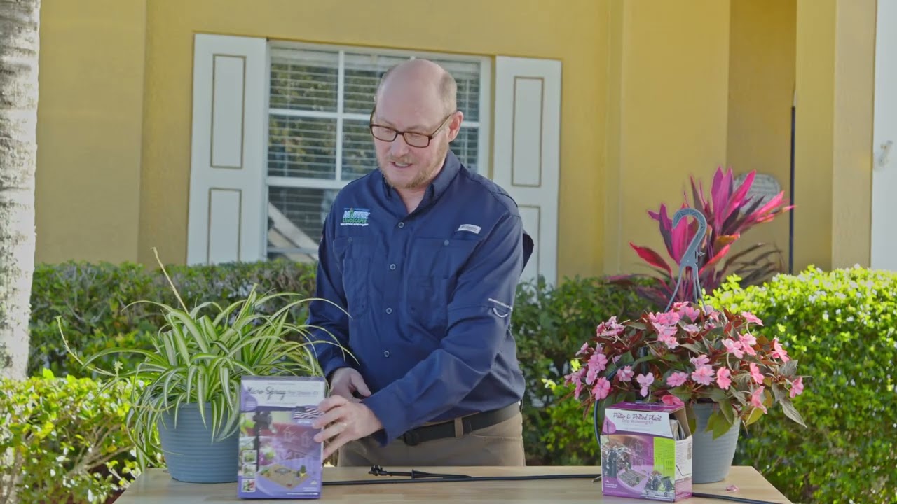Irrigation for Hanging and Potted Plants | Mister Landscaper