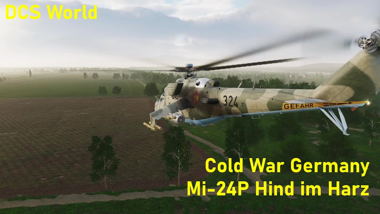 DCS World: Der Harz auf der Cold War Germany Karte