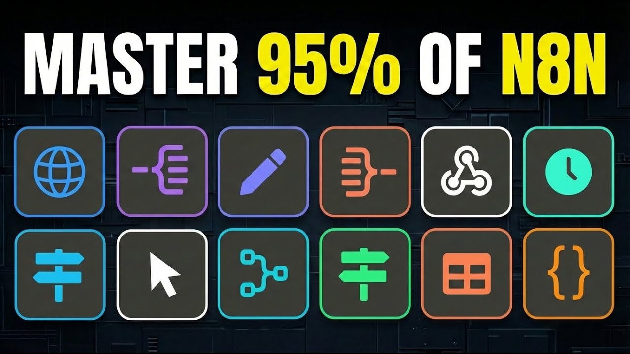 Master 95% of n8n by Learning Just These 16 Nodes