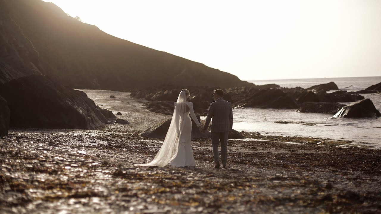 Tunnels Beaches Wedding Video // Devon, UK // Abi + Tom