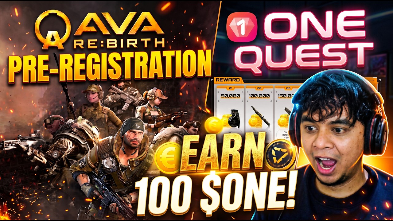 AVA RE:BIRTH Pre-Registration & Onechain Quest Chance to Earn 100 One!