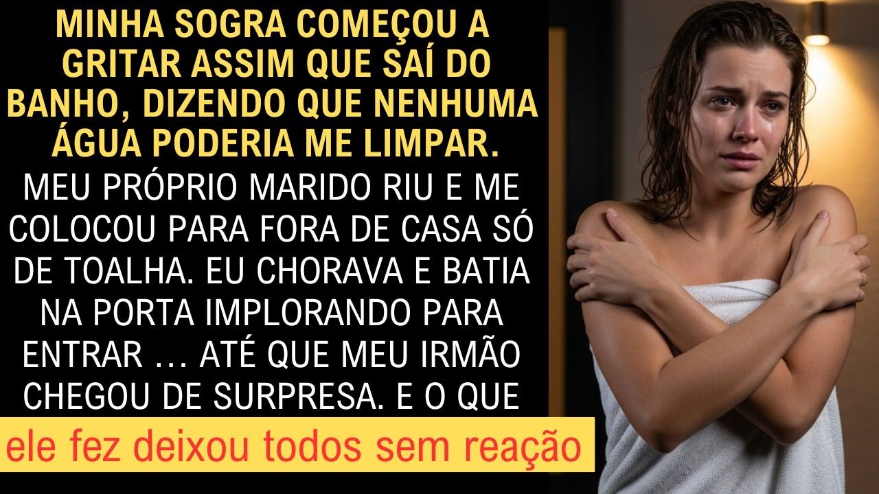 Eles Riram Enquanto Eu Chorava na Rua Só de Toalha… Mas Eles Não Esperavam Quem Chegaria Depois