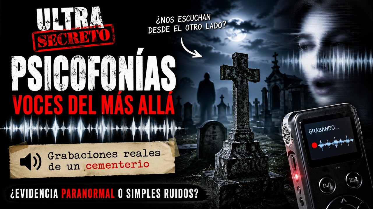 ¿QUIÉN HABLA en el Cementerio? Grabaciones Paranormales Chile