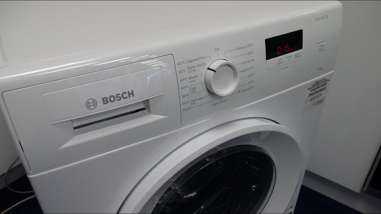 Bosch WGE03408GB Serie 2 1400 Spin 8Kg Washing Machine