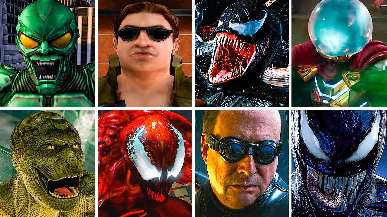 Evolution of Final Villains | Spider-Man Games