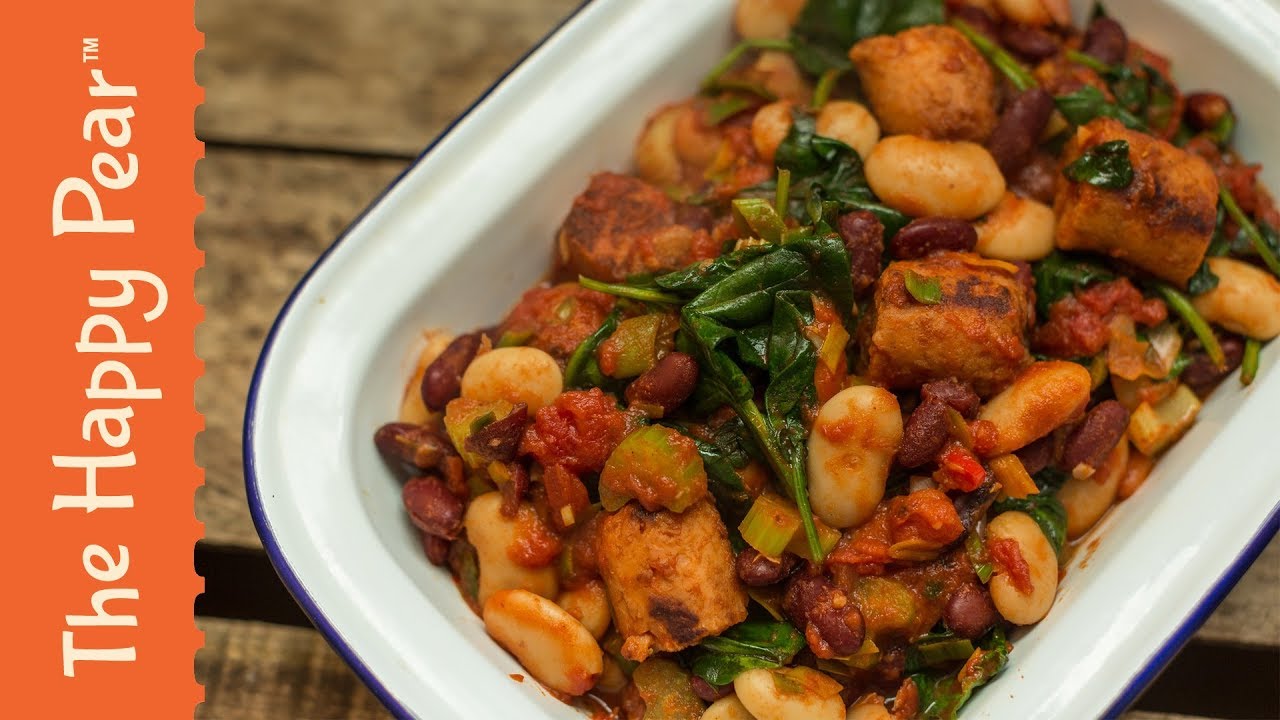 VEGAN SAUSAGE STEW IN 5 MINUTES | THE HAPPY PEAR