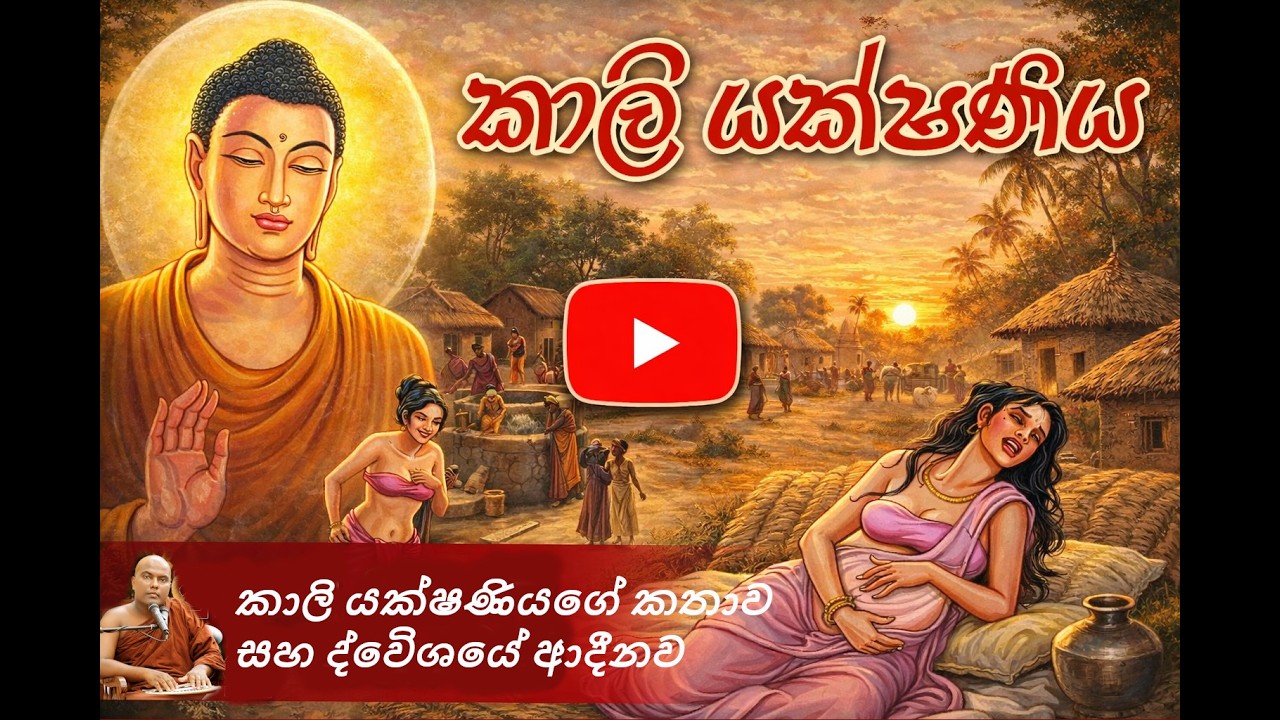 කාලි යක්ෂණියගේ කතාව සහ ද්වෙිශයේ ආදීනව (galigamuwe gnanadeepa thero)