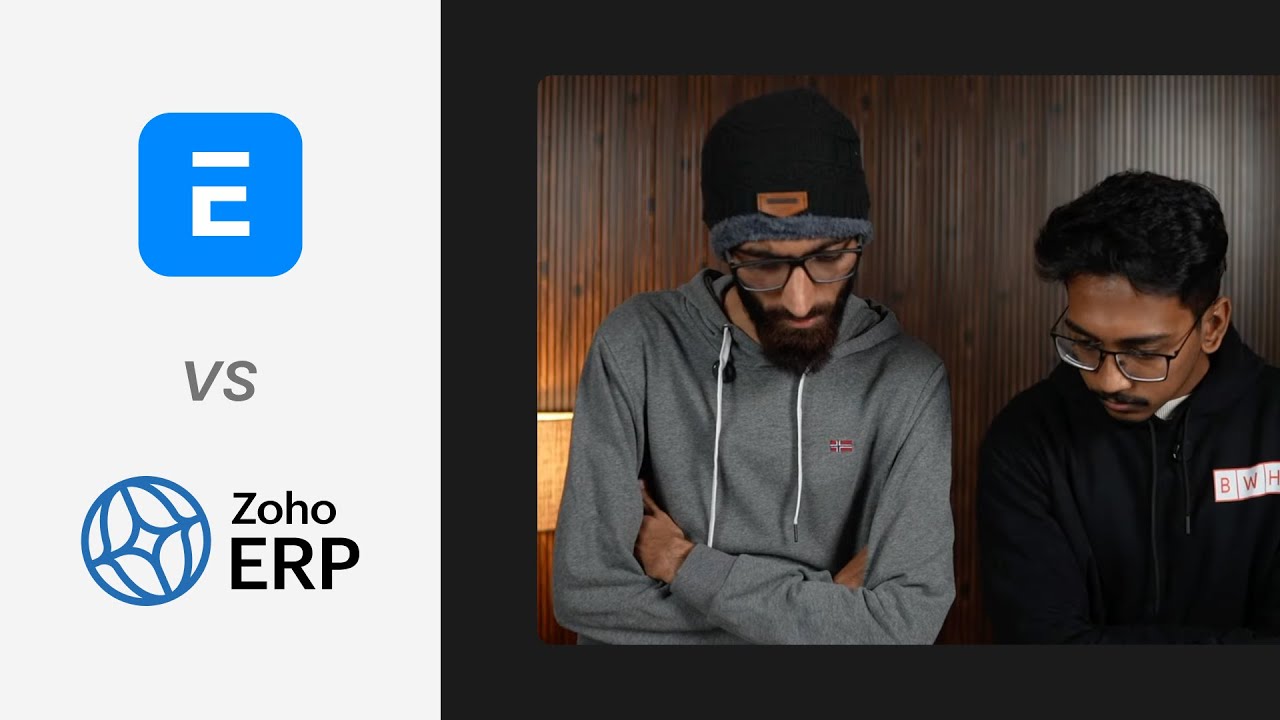 ERPNext vs Zoho ERP, first impressions!